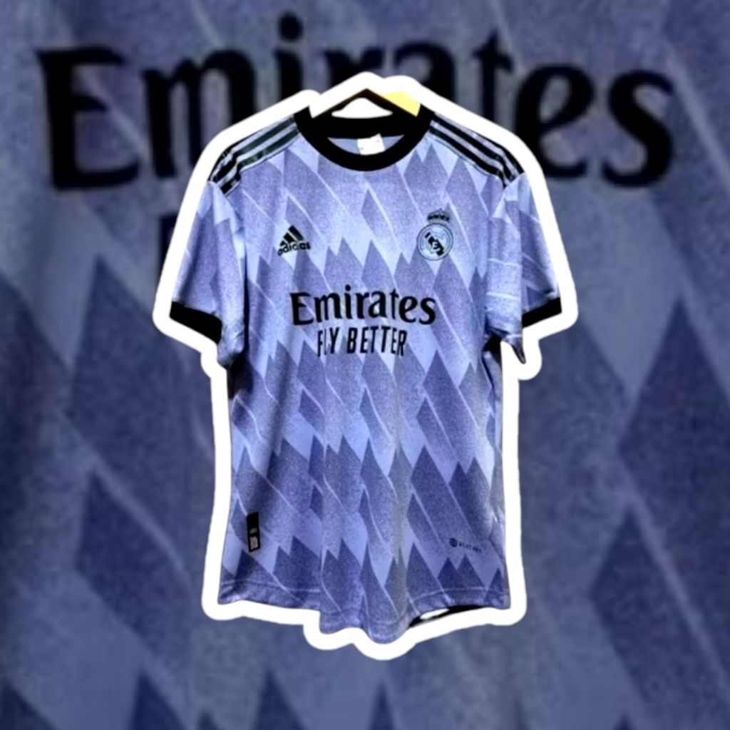 JERSEY BOLA MADRID AWAY PLAYER ISSUE 2022/2023 BAJU BOLA MADRID GRADE ORI new promo
