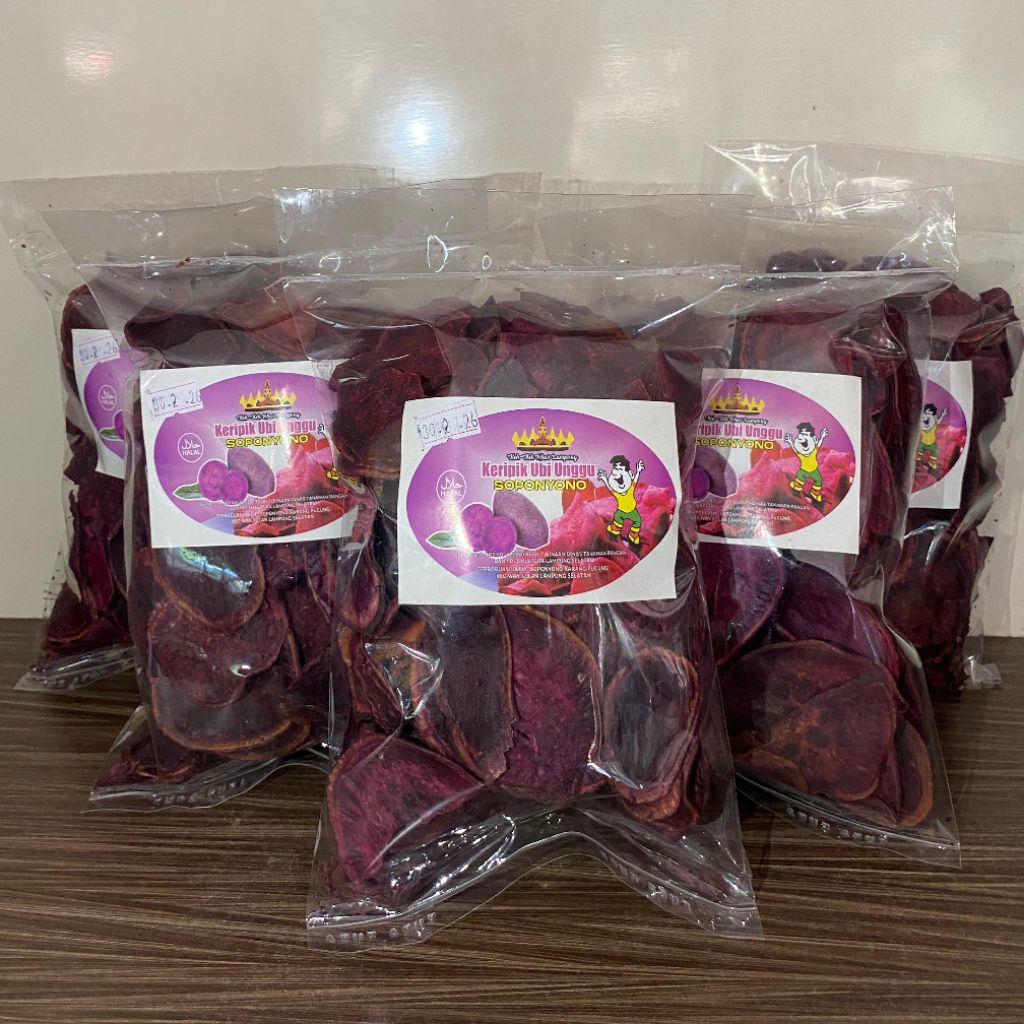 

Kripik Ubi Unggu Soponyono Oleh Oleh Khas Lampung