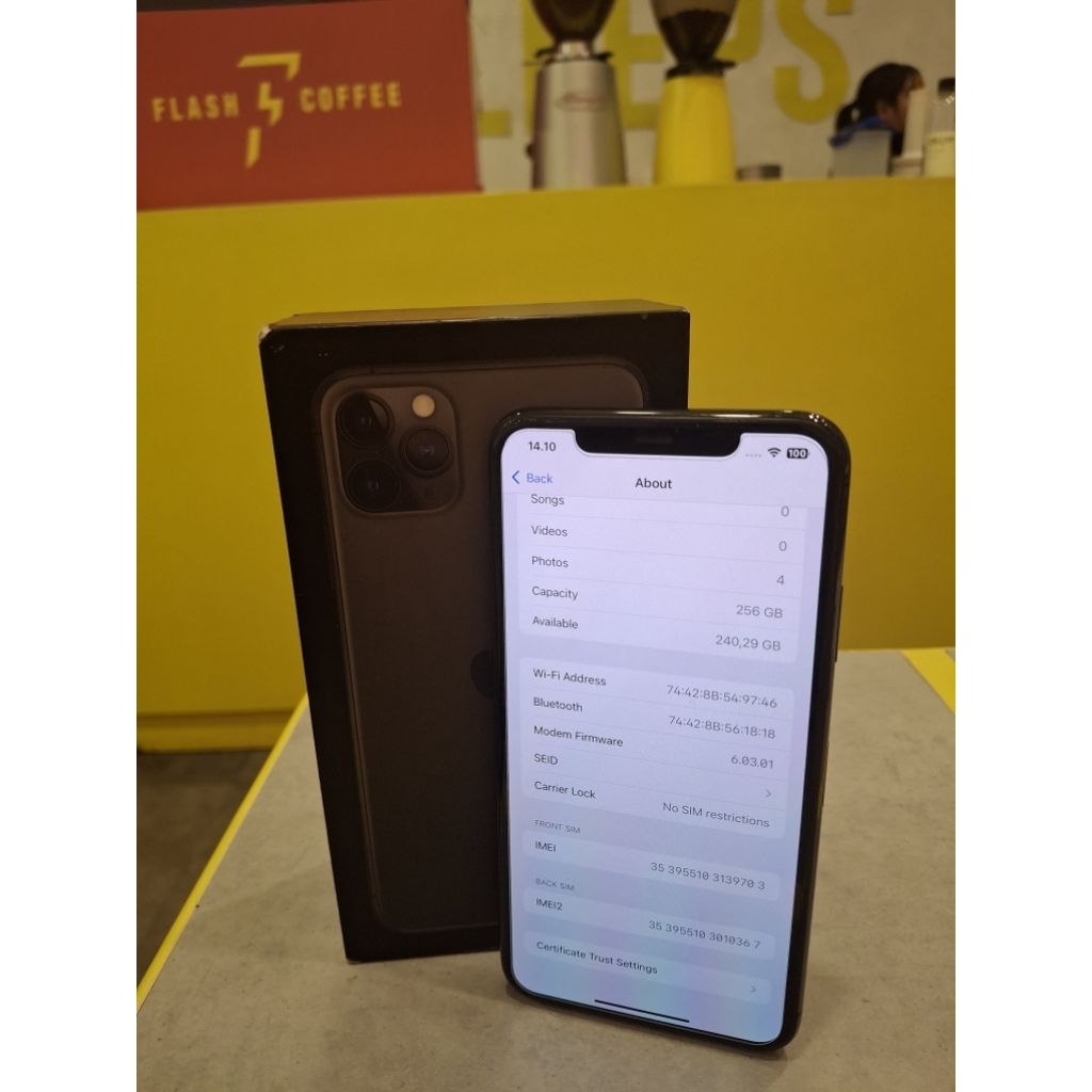 Apple iPjone 11 Pro Max 256GB Dual Sim Card