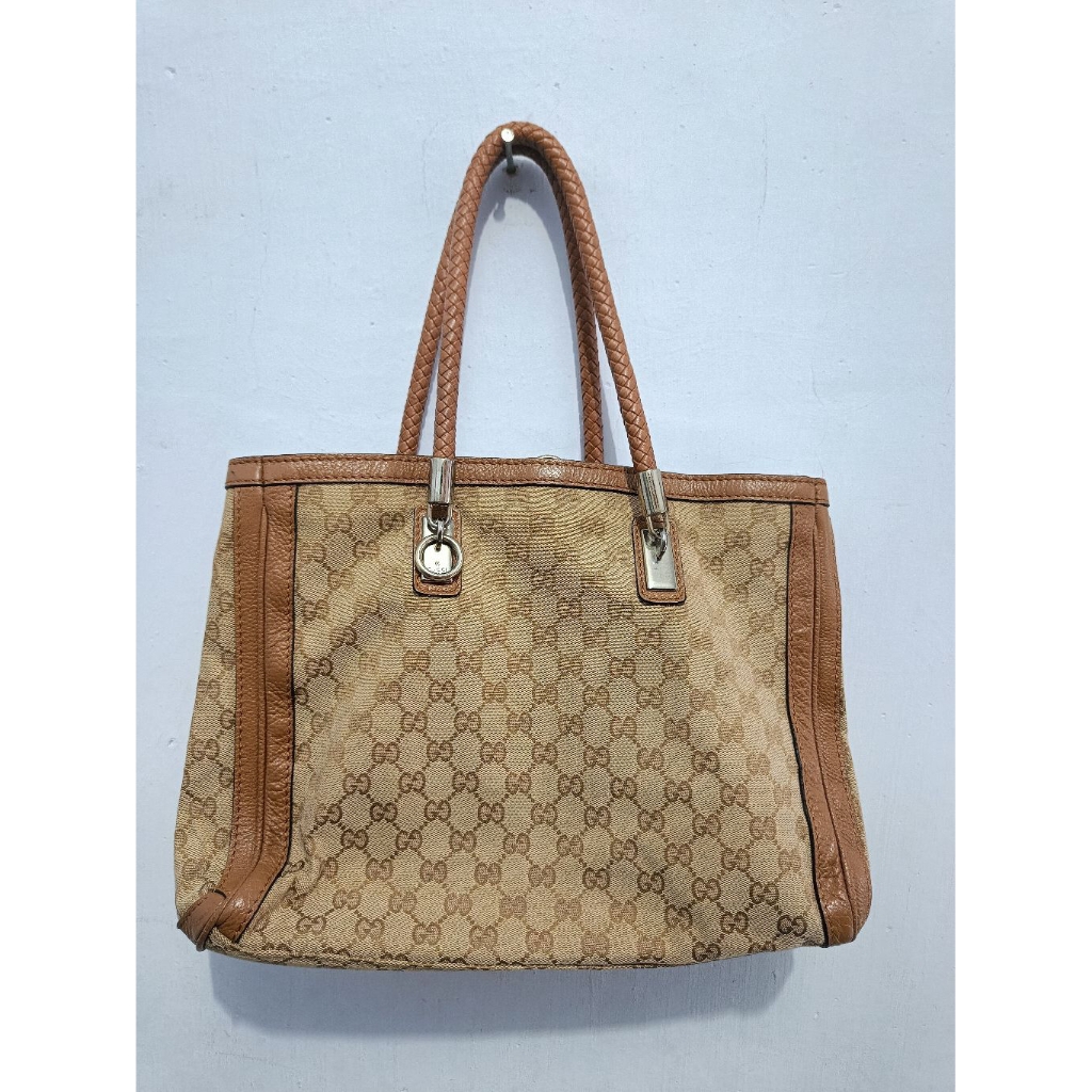 Gucci Abbey D-Ring GG Canvas Tote Bag | LOOK ALIKE Preloved