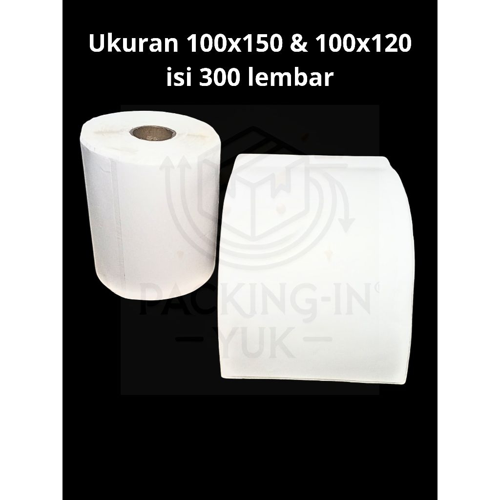 

Kertas Thermal Polos Ukuran 100x150 isi 300 Lembar