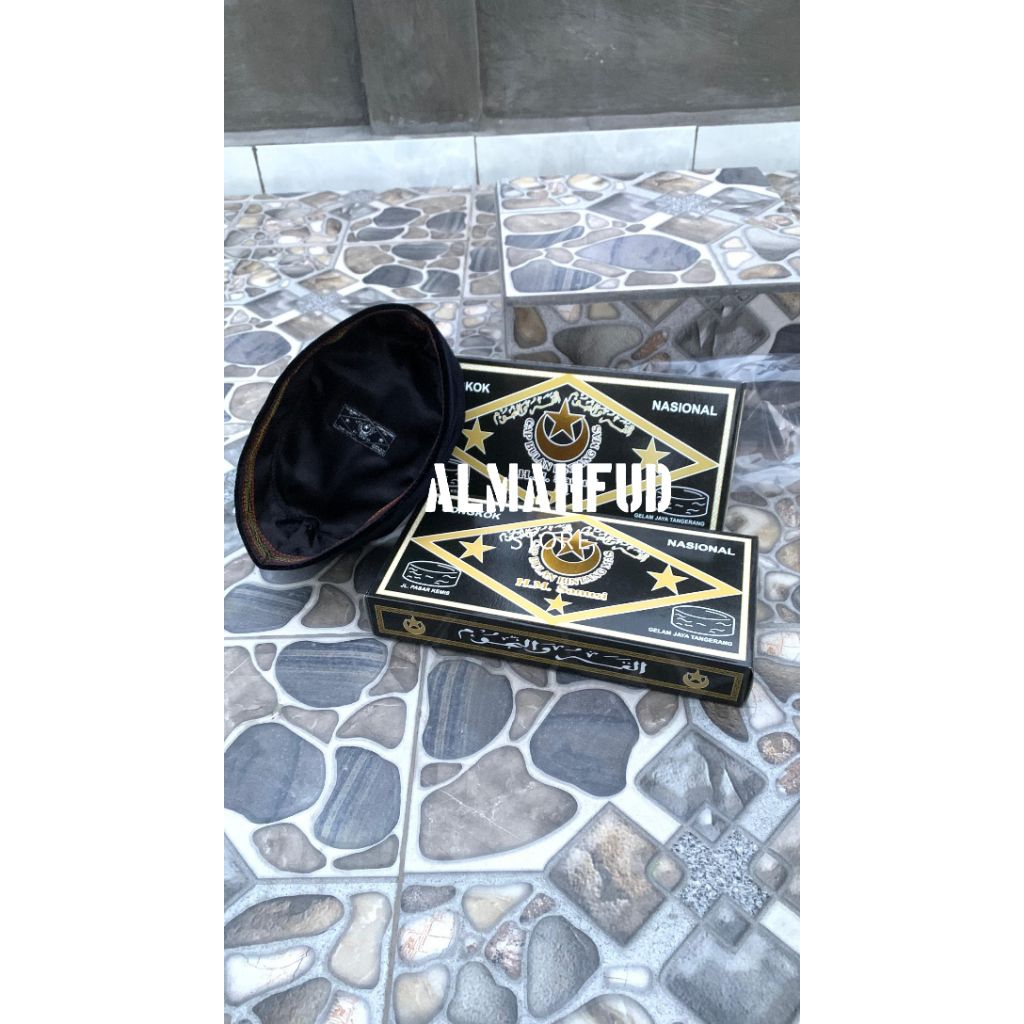 songkok /peci cap bulan bintang mas
