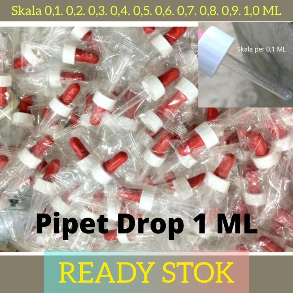 Pipet Drop Obat 1 ML ECER, Pipet Obat 1 ML
