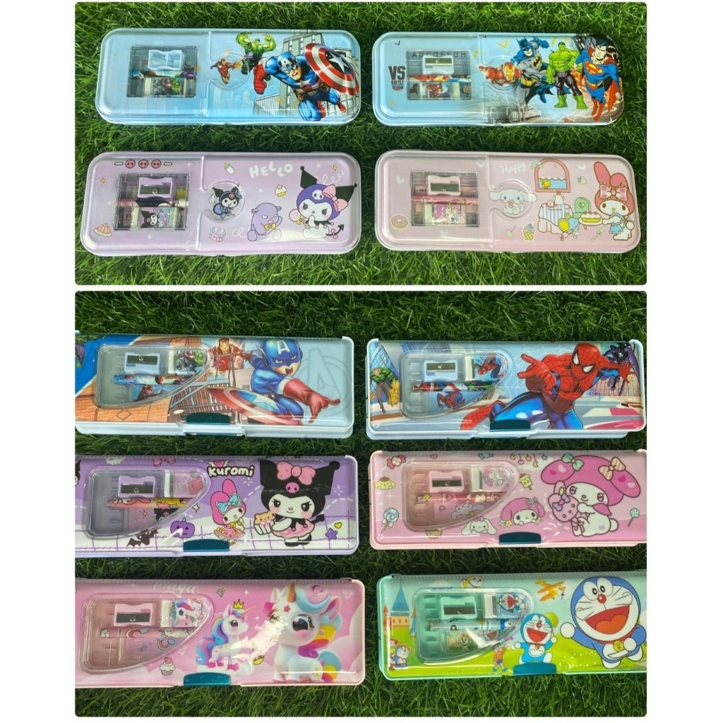 

ATK tempat pensil kaleng karakter lucu