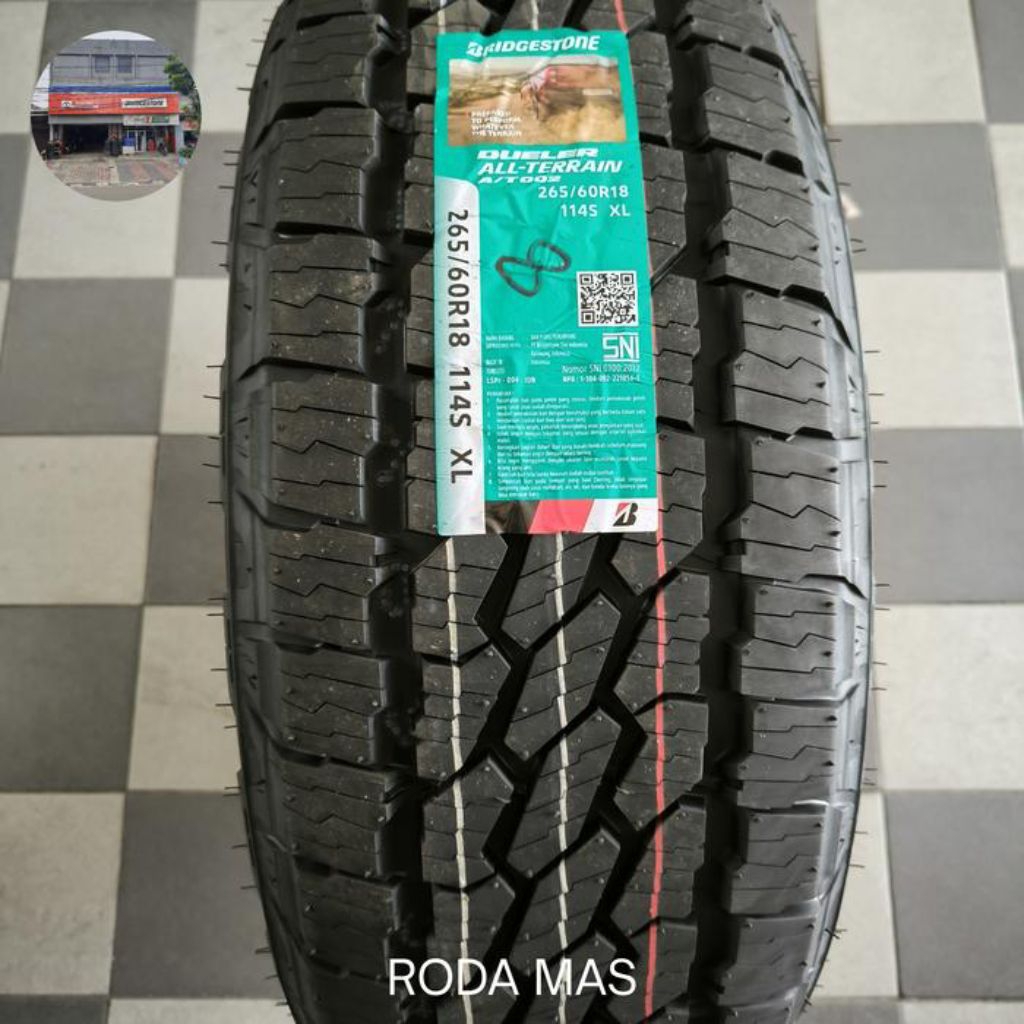 Ban Bridgestone Dueler AT002 265/60 R18 (Ban Pajero, Fortuner,Ranger)
