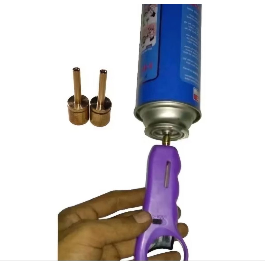 Alat isi ulang korek gas dari gas kaleng