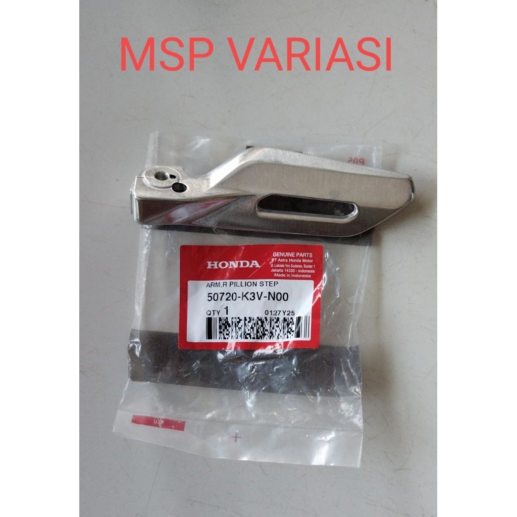Original AHM 50720 K3V N00 Dudukan Step Kanan Honda Stylo 160