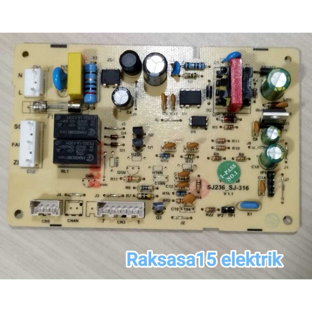Modul PCB Kulkas Sharp SJ-236MG-GB/GR, SJ-316MG-GB/GR Kulkas SHARP SJ236 SJ316 (2 Pintu) (207)