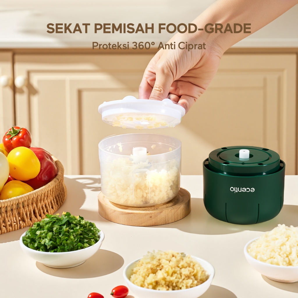 promo terbaru ecentio chopper mini blender chopper coper daging dan bumbu blender bumbu dapur
