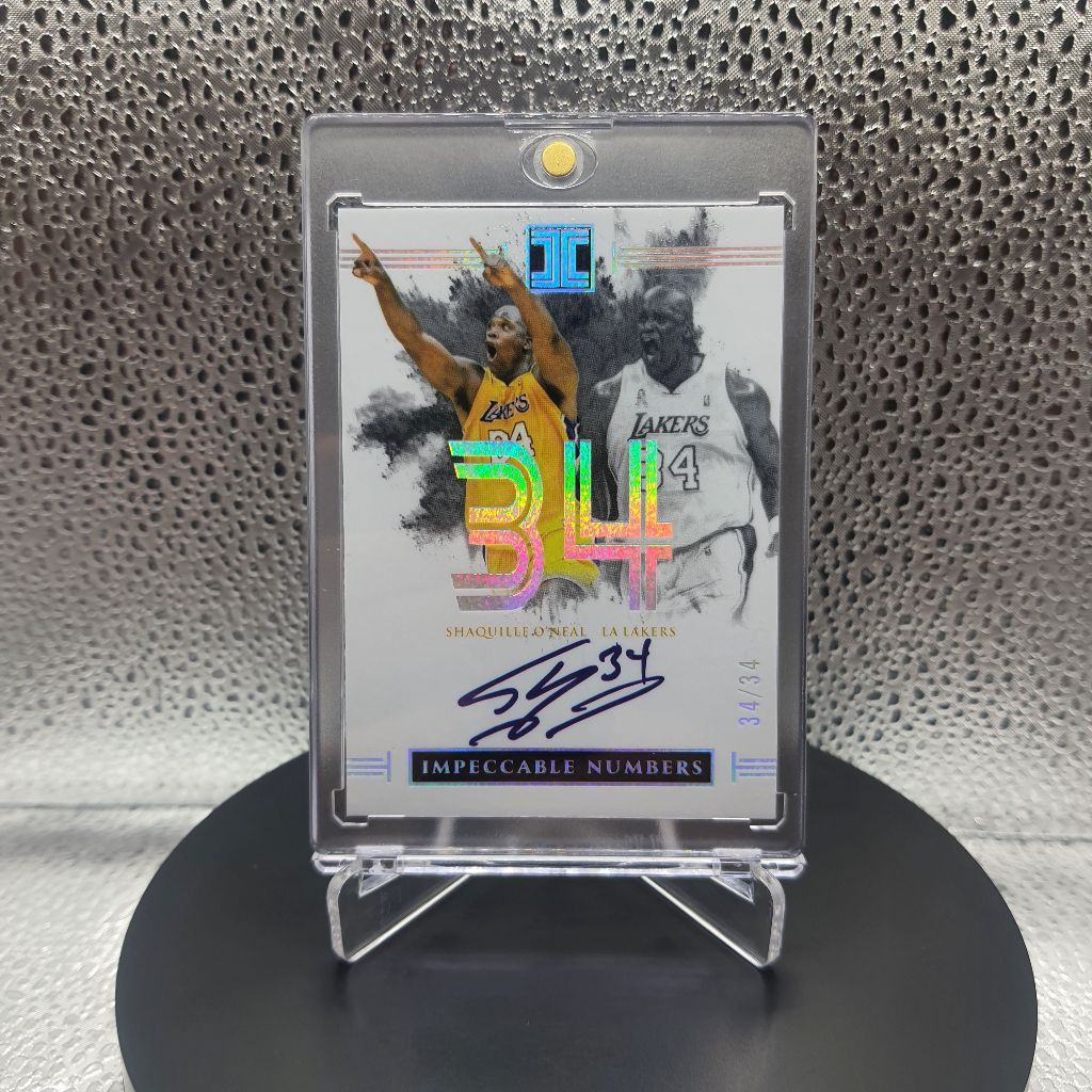 307. Kartu Basket - Custom Card 2016-17 Panini Impeccable - Impeccable Jersey Numbers Autographs #34