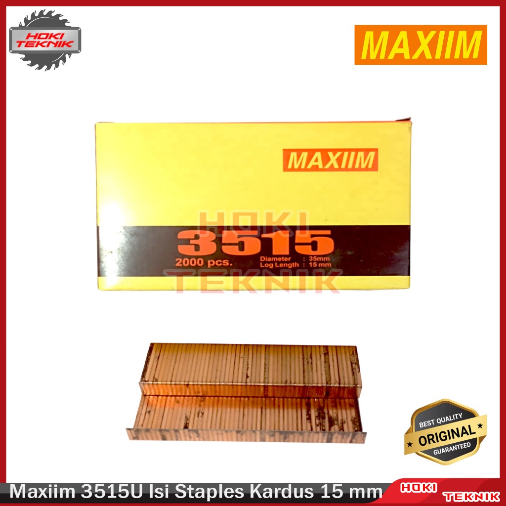 

Maxiim 3515U Isi Staples Kardus 15 mm