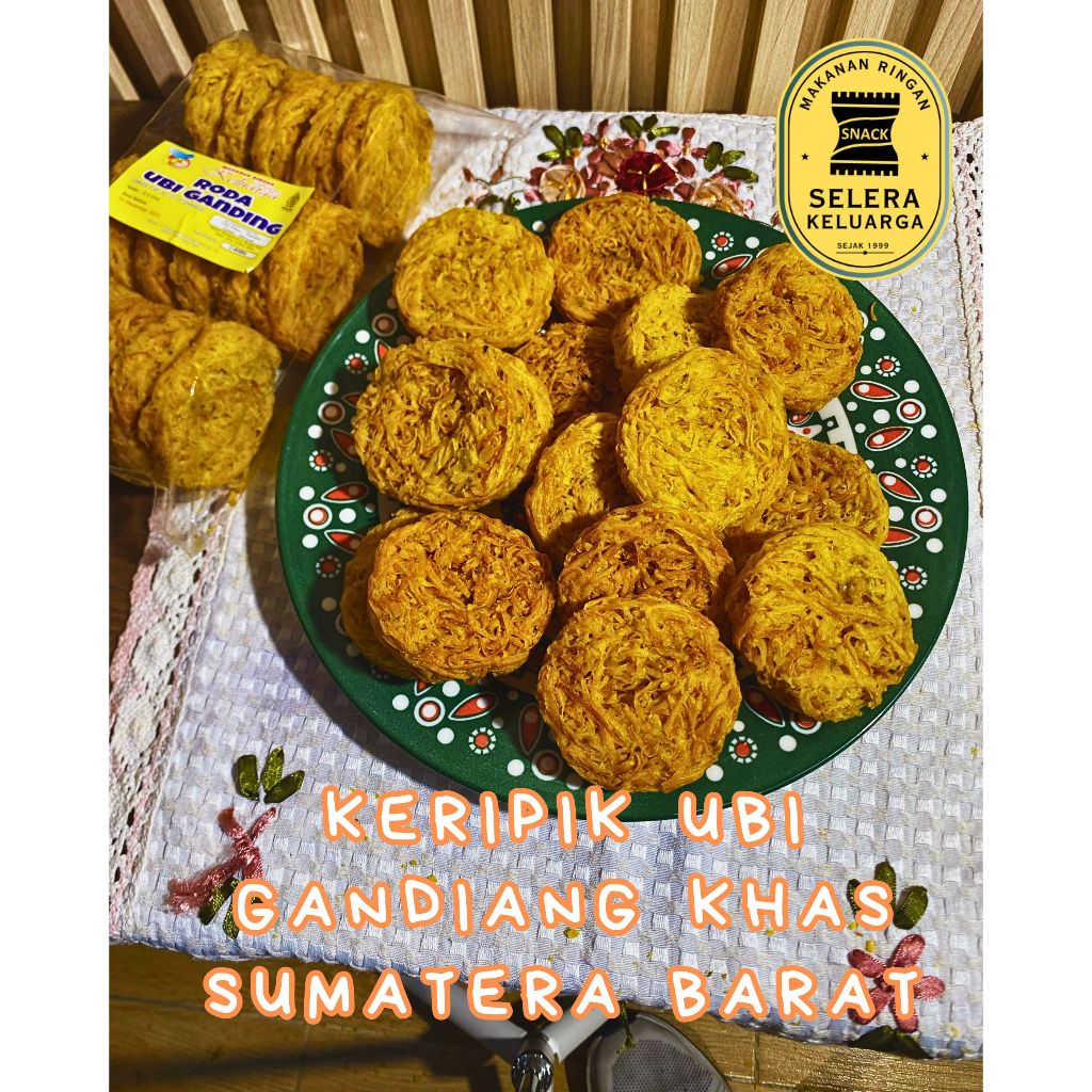 

KERIPIK UBI GANDIANG KHAS SUMATRA BARAT | SNACK SELERA KELUARGA