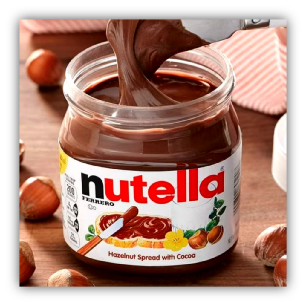 

[G} Nutella Selai Choco Hazelnut 200gr - Reject Stiker, Coklat & Nutrisi