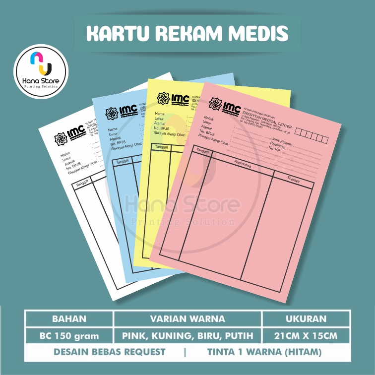 

Kartu Rekam Medis: Medical Record Card for Accurate Health Tracking