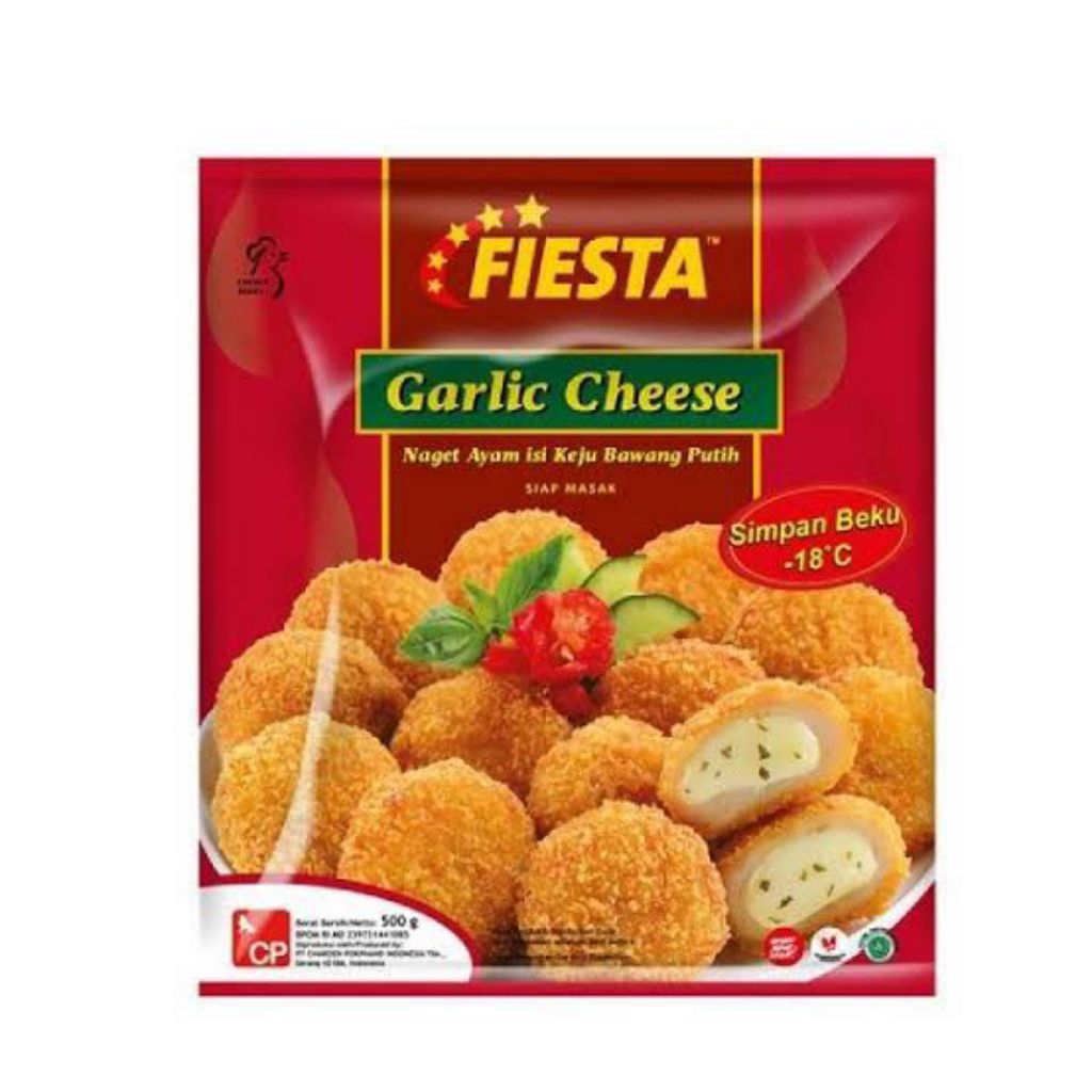 

Fiesta Garlic Cheese 500 gr (Frozen food)