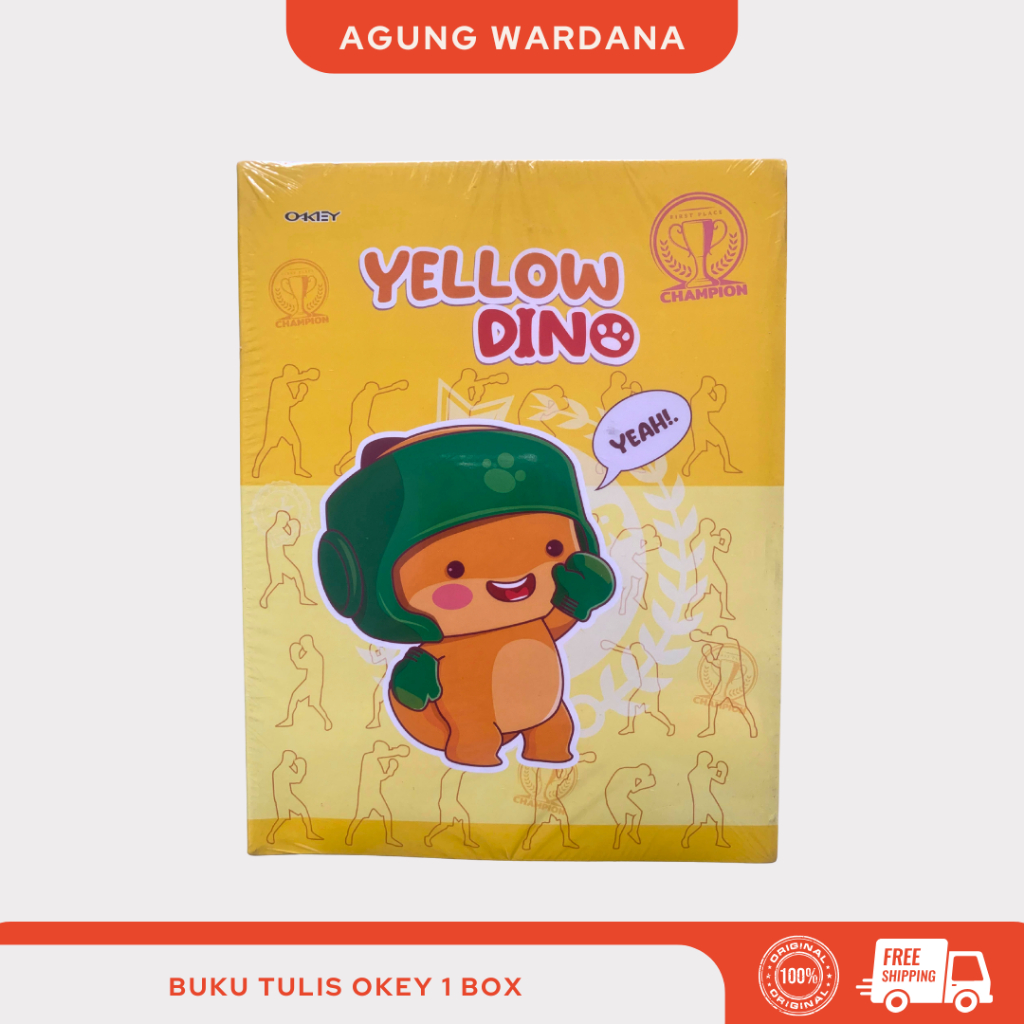 

BUKU TULIS OKEY ISI 38 DAN 58 LEMBAR SAMPUL COKLAT DAN MOTIF 1 DUS / BOX