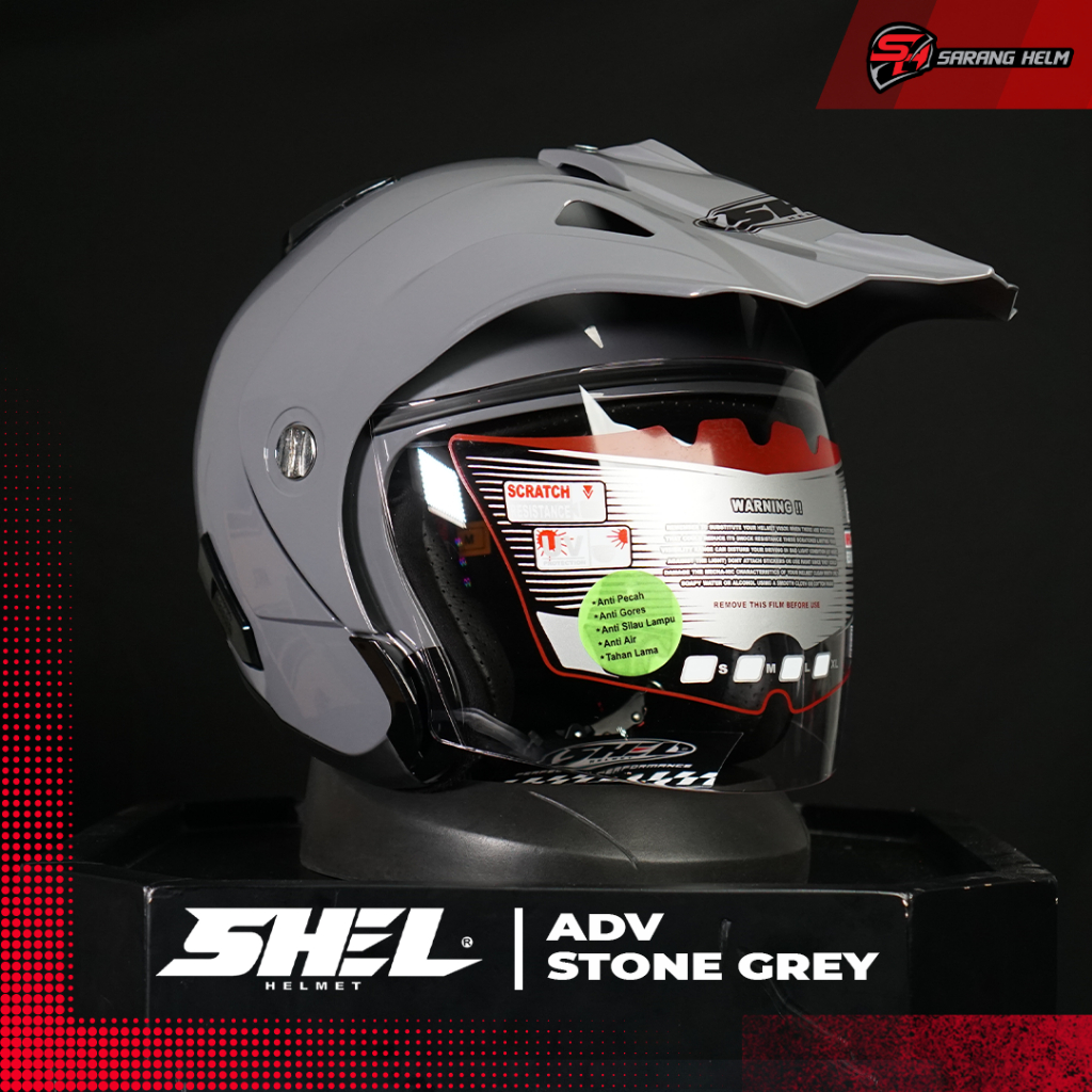 SHEL ADV Solid - Helm Half Face | SHEL | ADV | sheladv | Shel Solid | Shel Polos | Shel Ori | SNI