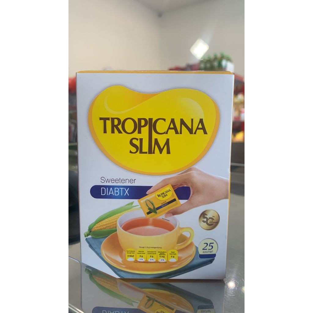 

TROPICANA SLIM DIABTX Kemasan 45gram isi @25 sachet