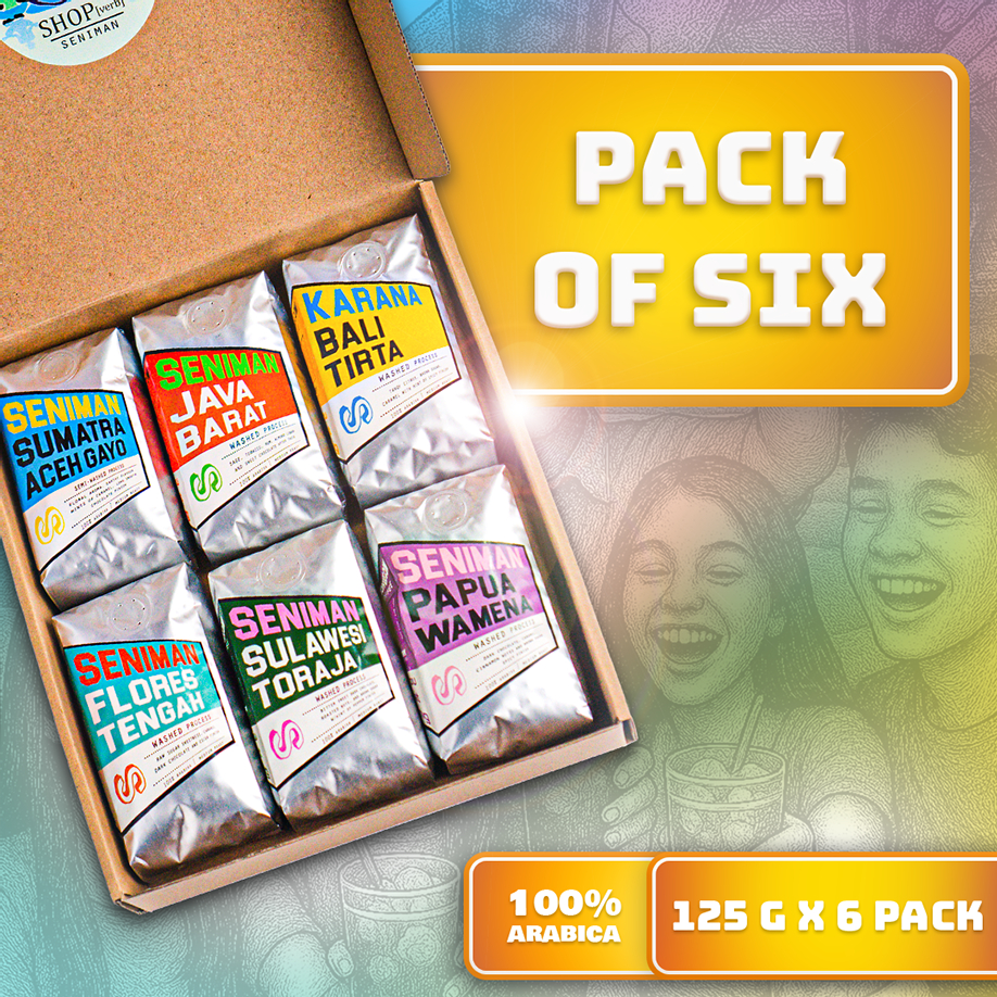 

Seniman Coffee Beans/ 6 Pax Of 125gram