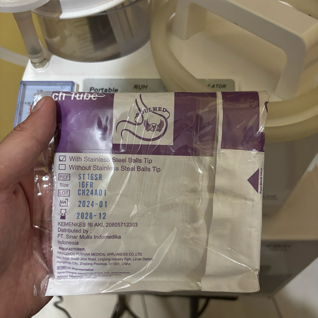 NGT SELANG SONDE / SELANG MAKAN 1 BULAN