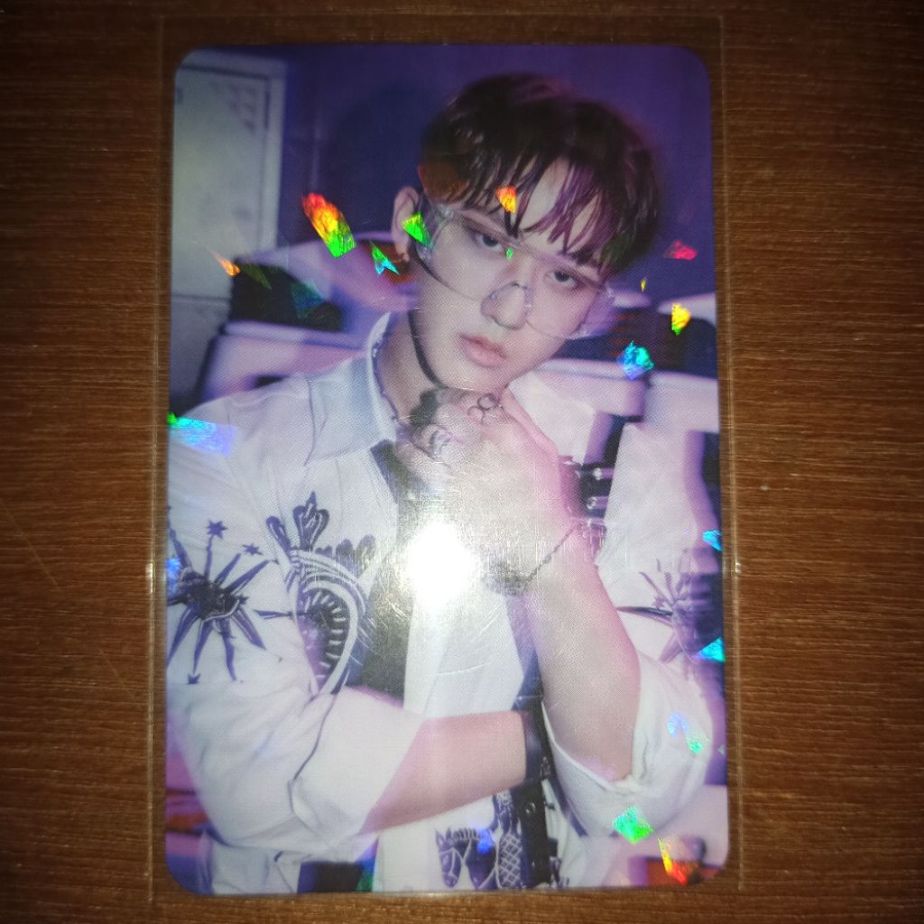 Stray Kids Photocard Changbin Christmas Evel Cevel Glitter
