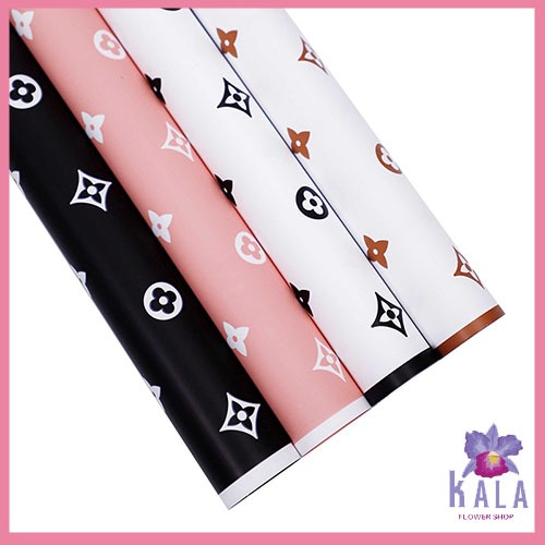 

20 Lembar Kertas buket bunga motif pita cellophane flower wrapping paper KB6118