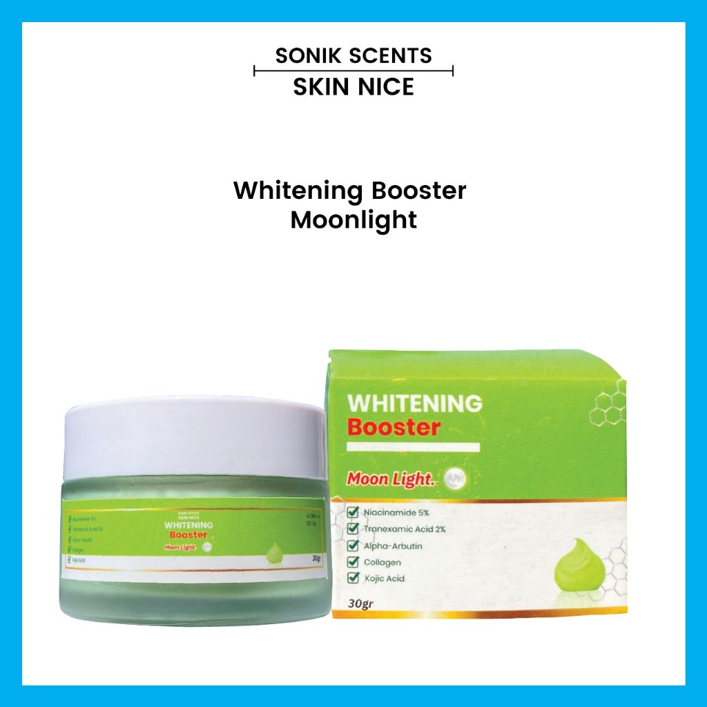SONIK SCENTS SKIN NICE WHITENING BOOSTER 50/30 gr Moon Light Niacinamide 5 %,Tranexamic acid 2 %, Al