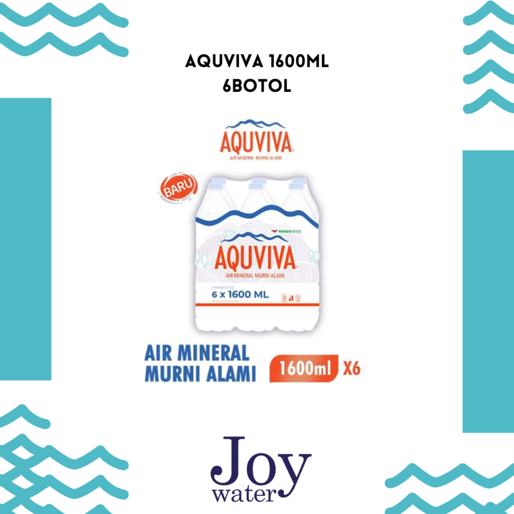 

AQUVIVA Air Mineral Murni Alami 6 pcs x 1600 ml DUS