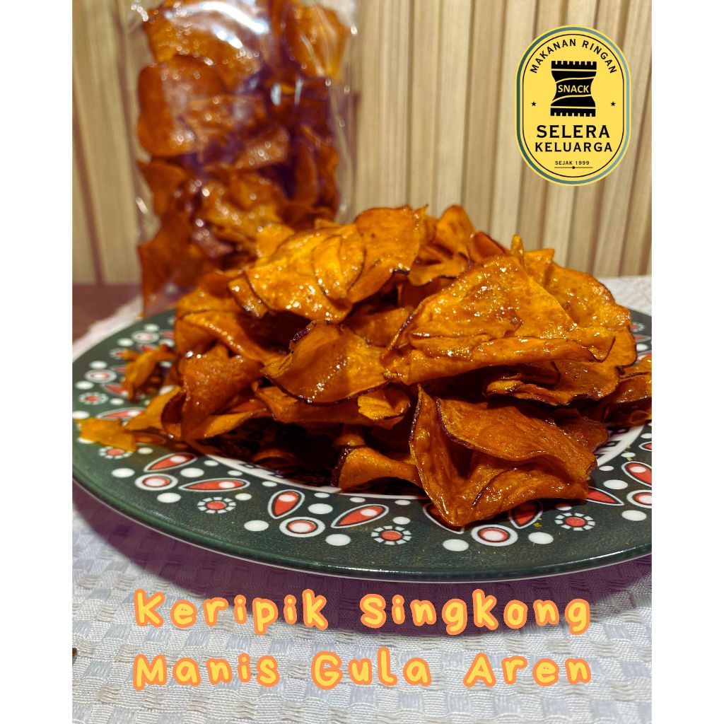 

KERIPIK SANJAI / KERIPIK SINGKONG MANIS GULA AREN KHAS SUMATERA BARAT | SNACK SELERA KELUARGA PEKANBARU