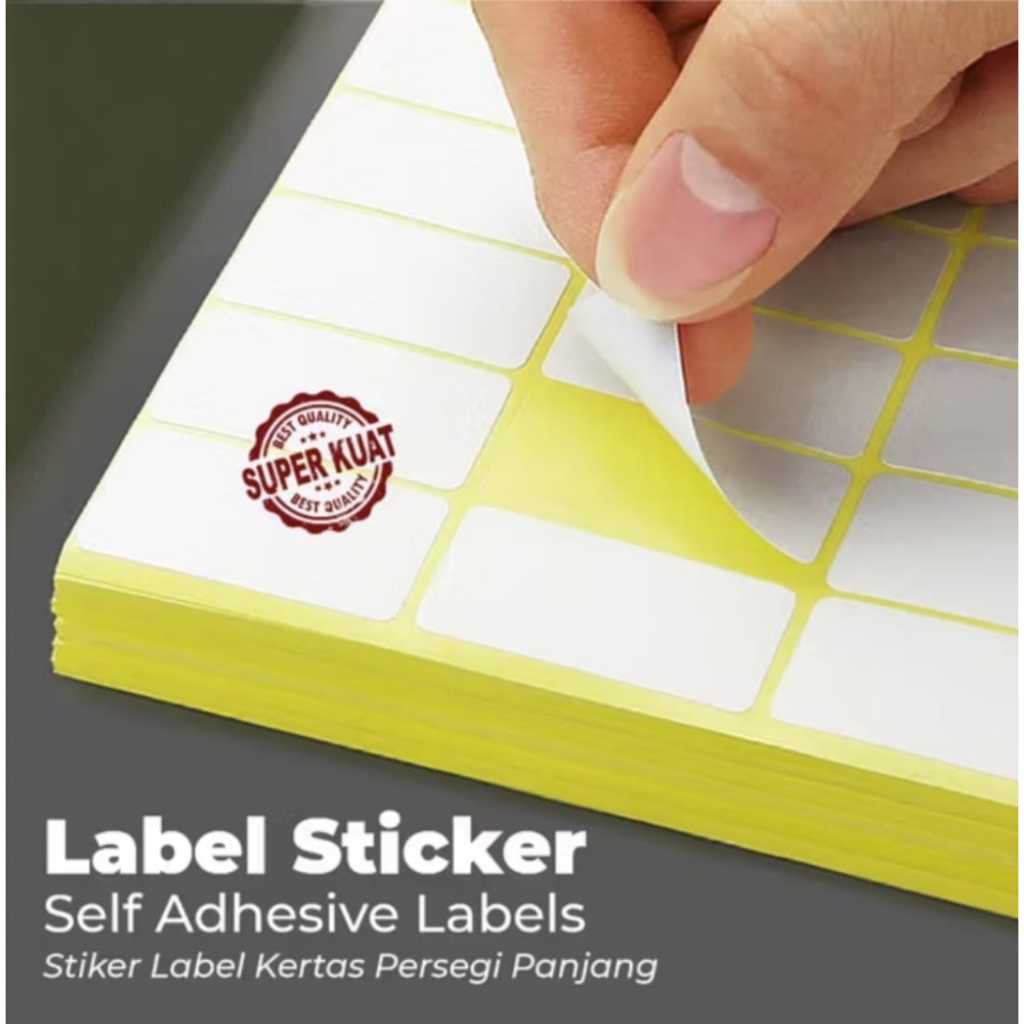 

Sticker Label 103 / Label Nama / Stiker Undangan / Self Adhesive Labels - 103