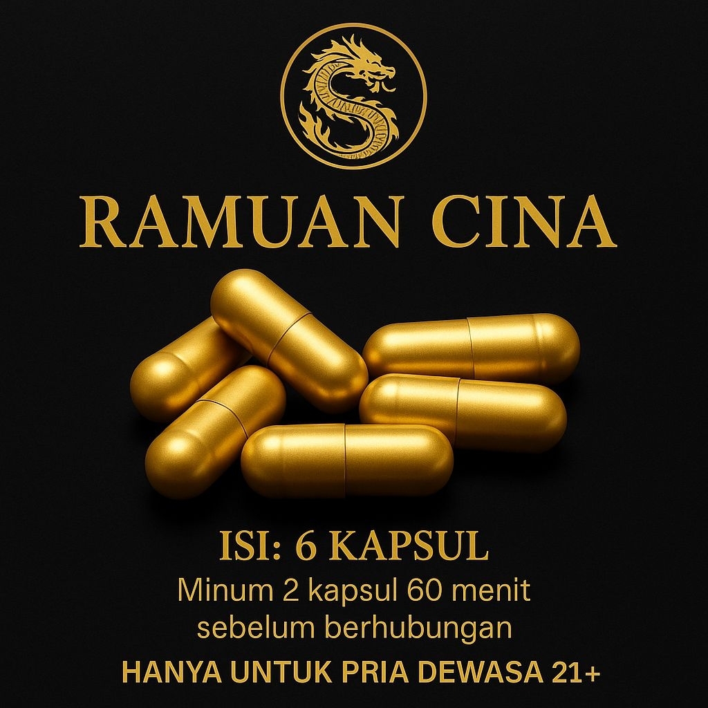 herbal Ramuan cina isi 6 kapsul kuat on sampai pagi