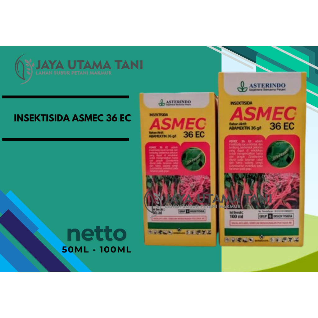 Insektisida Asmec 36 EC 50 Ml / 100 Ml / Abamektin terbaik
