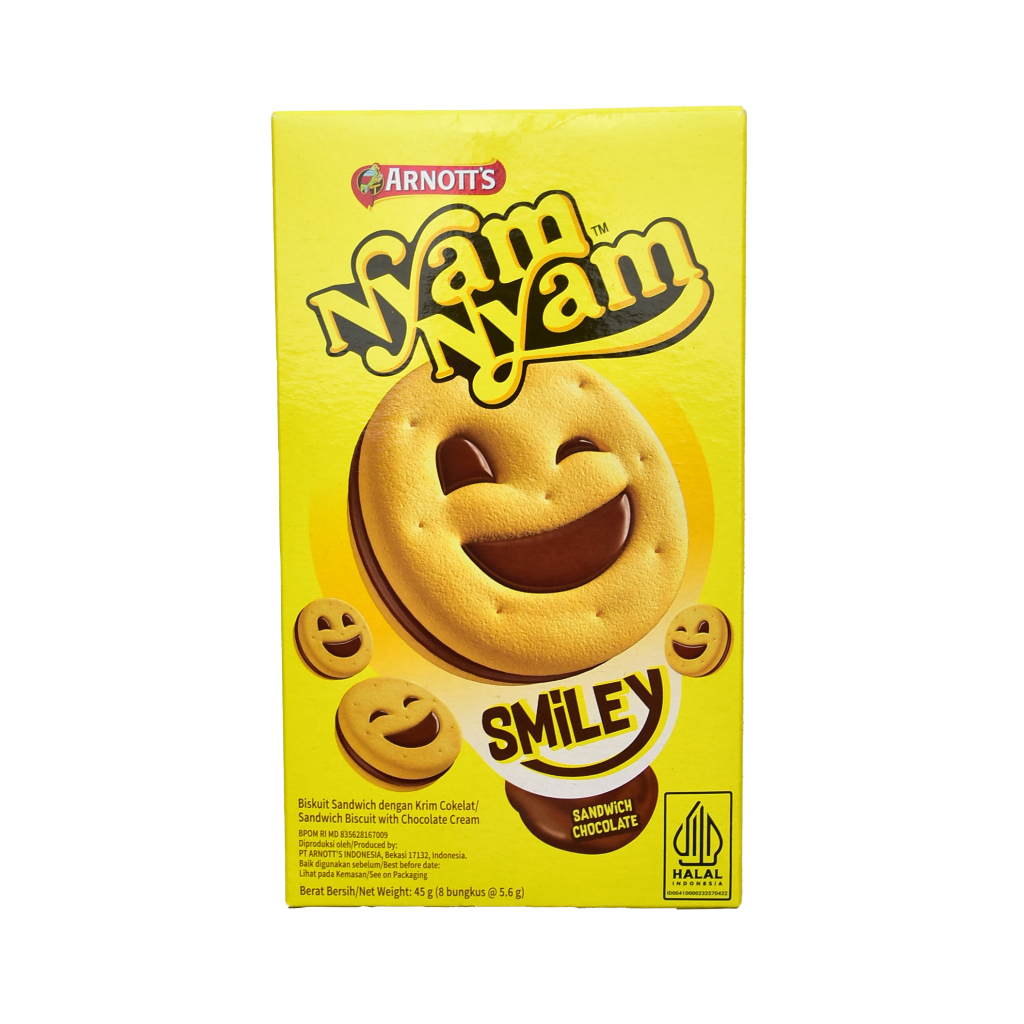 

ARNOTTS NYAM NYAM SMILEY 45GR / NYAM NYAM SMILEY