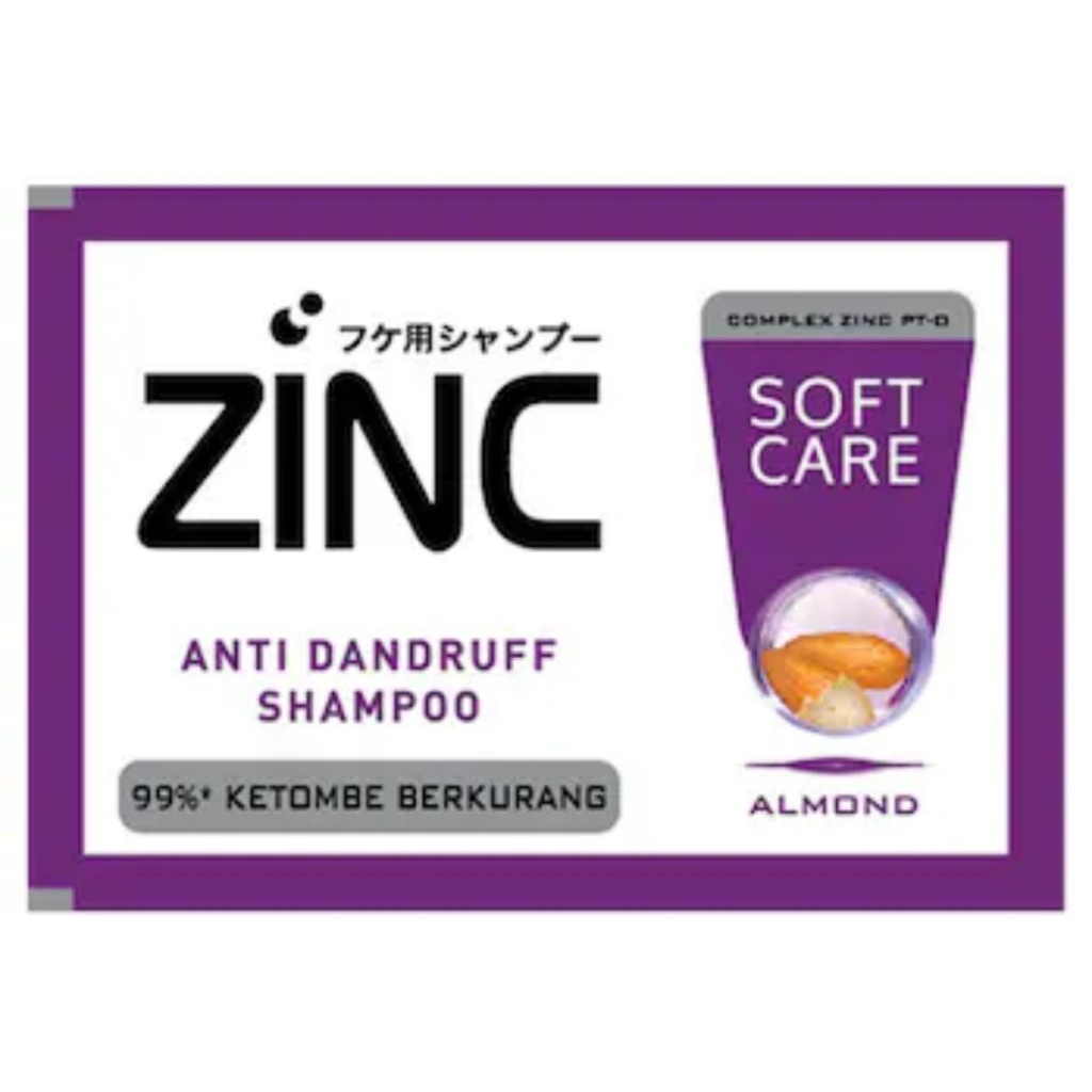 shampo zinc soft care kemasan sachet
