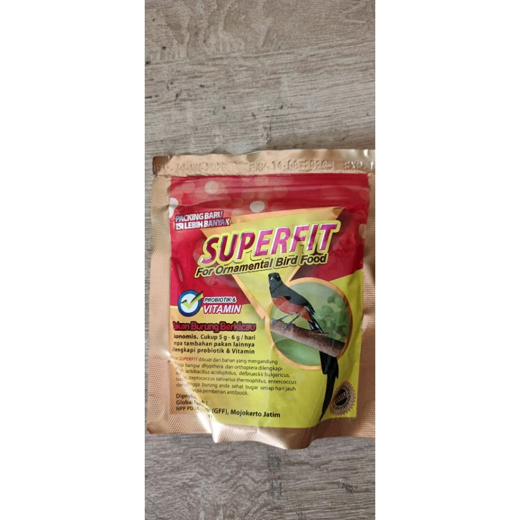superfit gold pakan burung voer pur