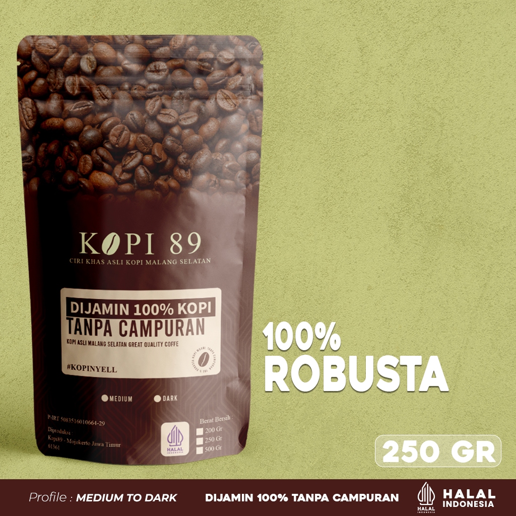 

BIJI KOPI 250gr – 100% TANPA CAMPURAN Kopi 89