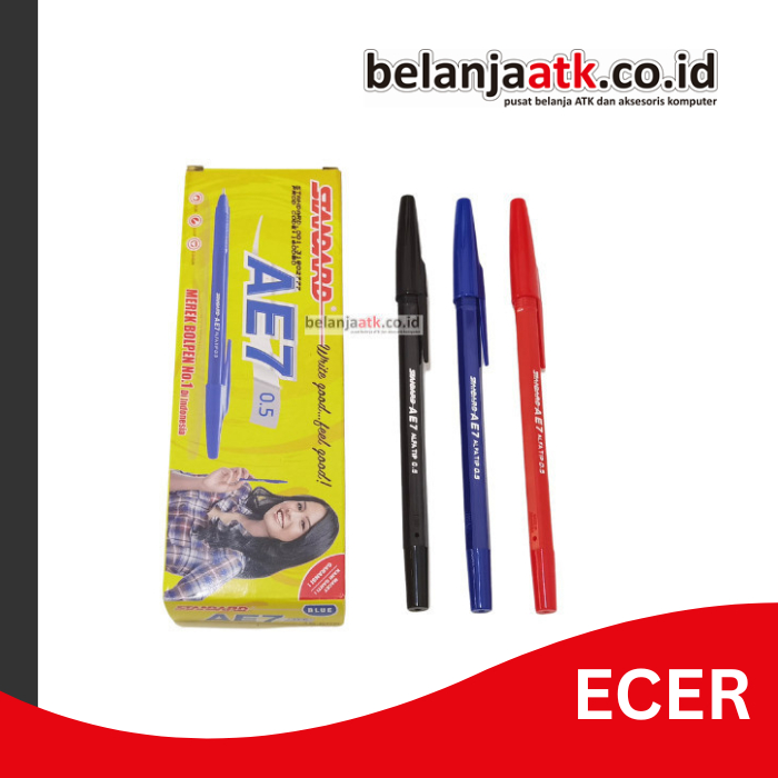

[ECER] Pulpen/Bolpen/Bolpoin Standard AE 7 0.5 mm