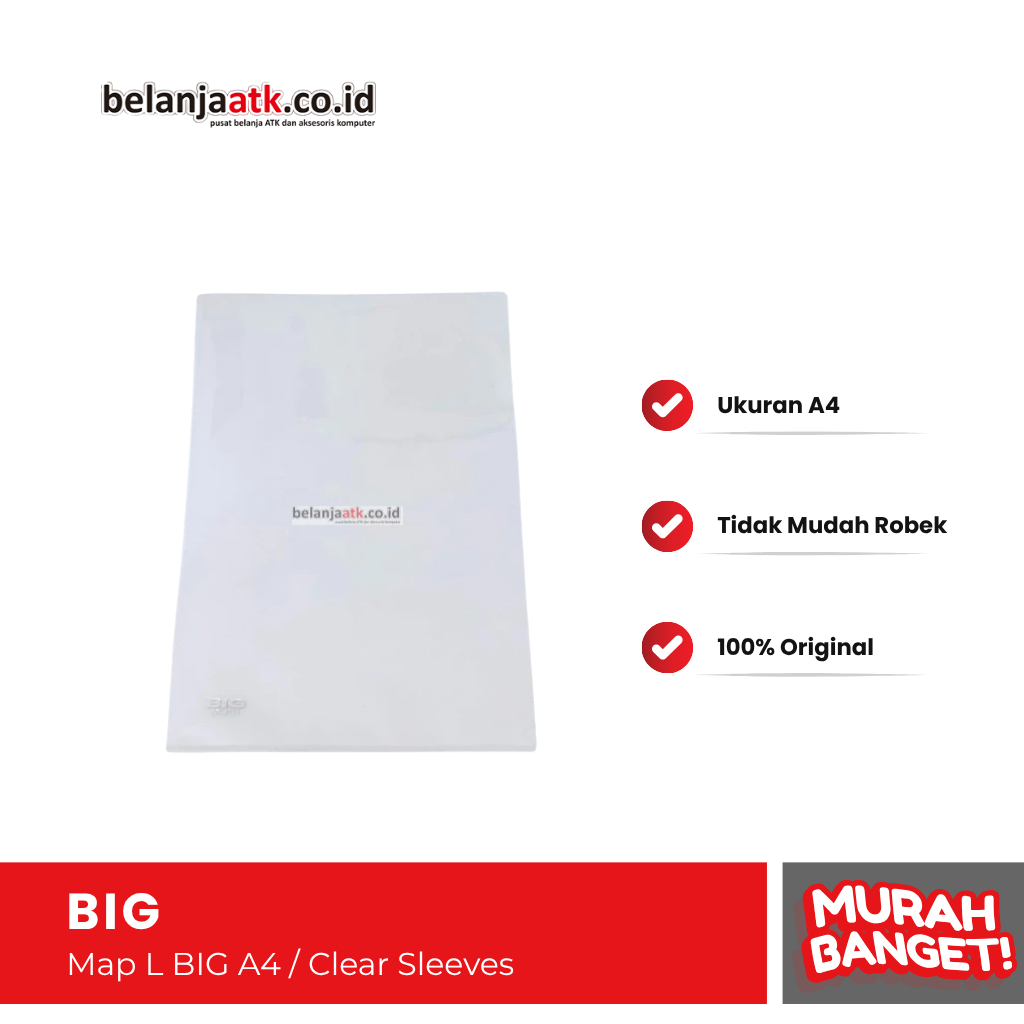

Map L BIG A4 / Clear Sleeves