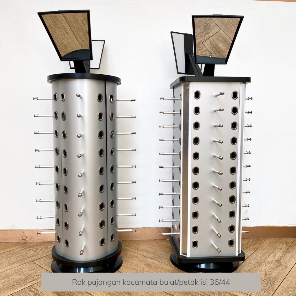 Rak Pajangan Kacamata Isi 36/44 / Display Kacamata / Rak Kacamata Pajangan Putar