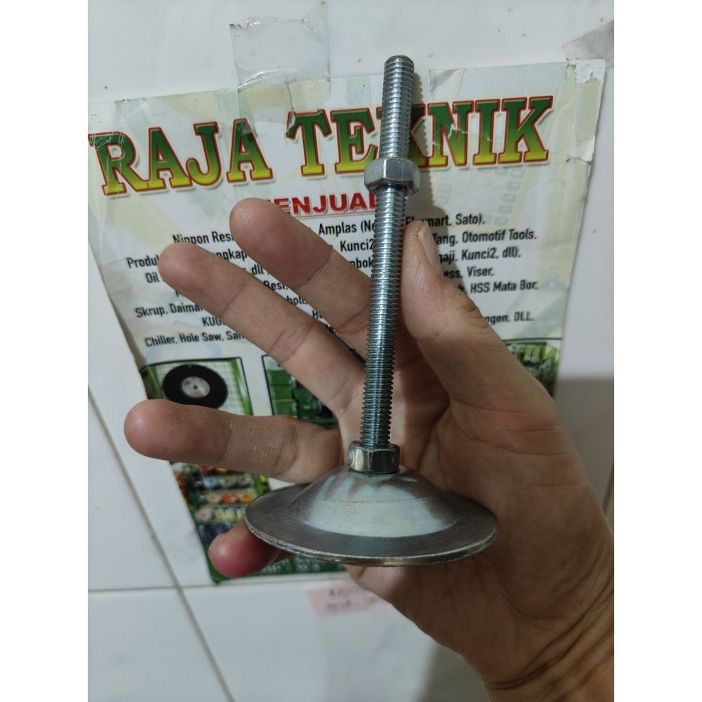 kaki meja m8 x 150 / adjuster m8 x 150 mm /adjuster foot m8x150/ foot adjuster M8 x 150 / kaki meja 