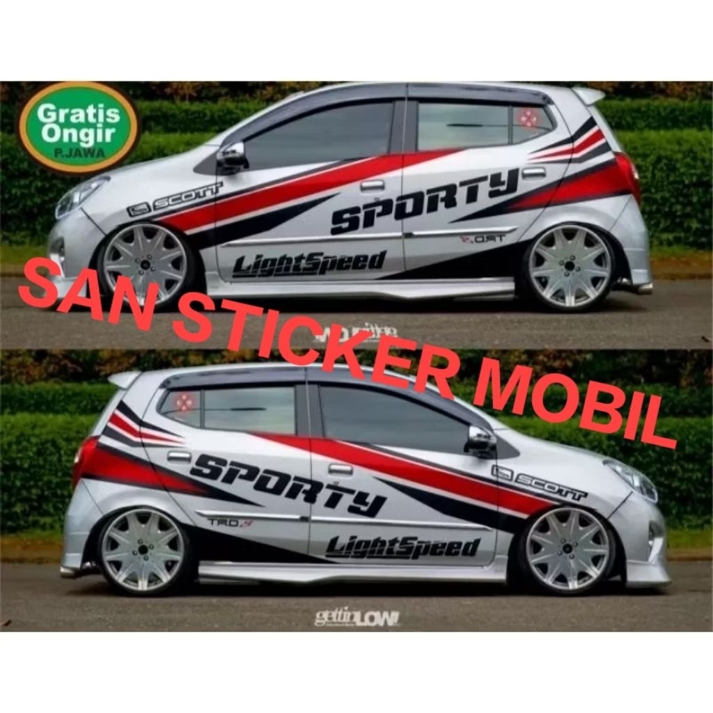 promo cutting 0142 sticker Agya cutting Agya terbaruu