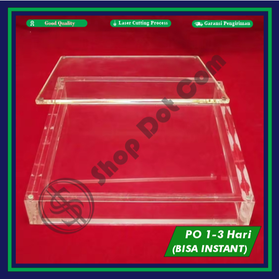 

Box Magnet Akrilik 6 Sisi 2mm Bening (20cm x 30cm x 5cm)