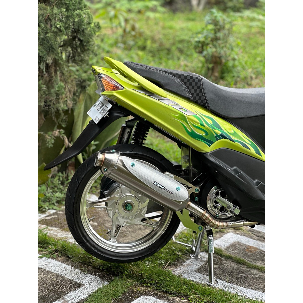 Knalpot Standar Racing Mio Tameng Carbon Rkm Pro Exhaust Mio Beat