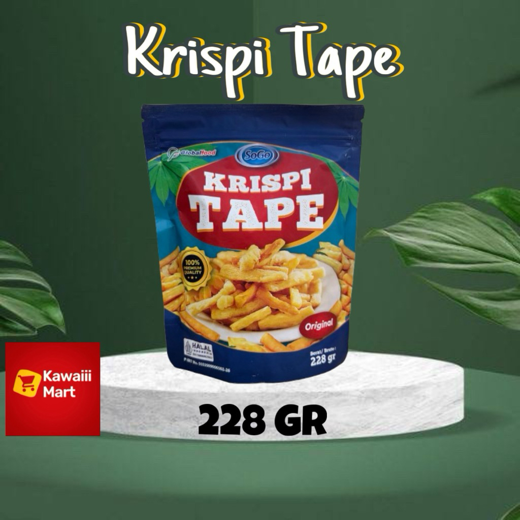 

Sogo Krispi Tape Crispy Original 228 Gr Halal Kripik