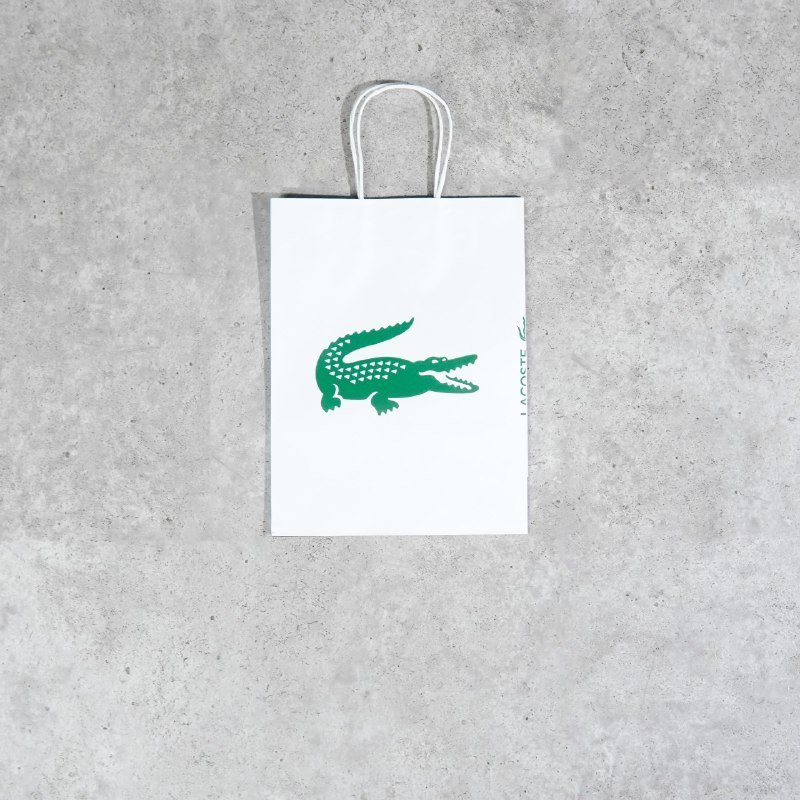 

Tas PAPER BAG LACOS WHITE 100% ORIGINAL