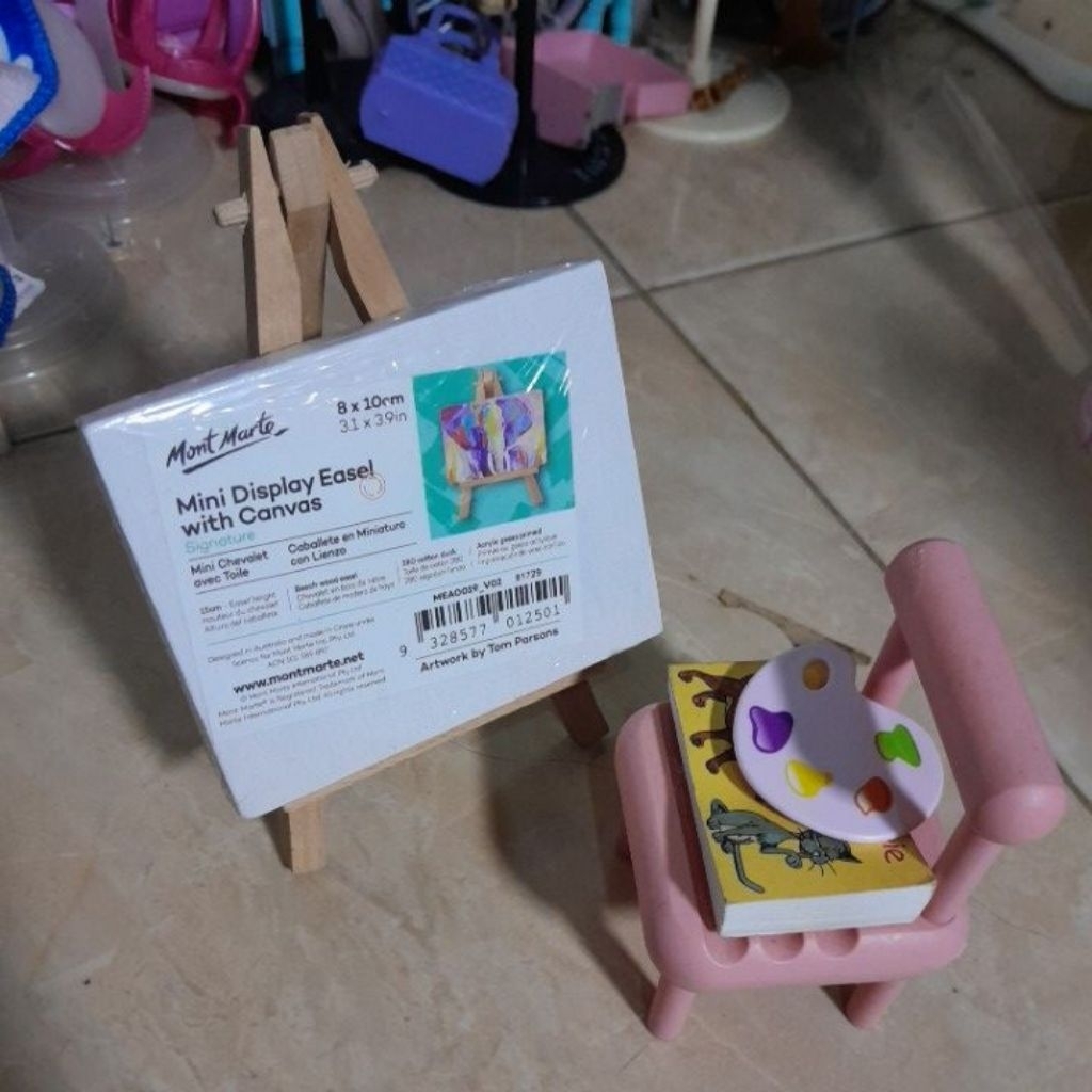 

set lukis barbie