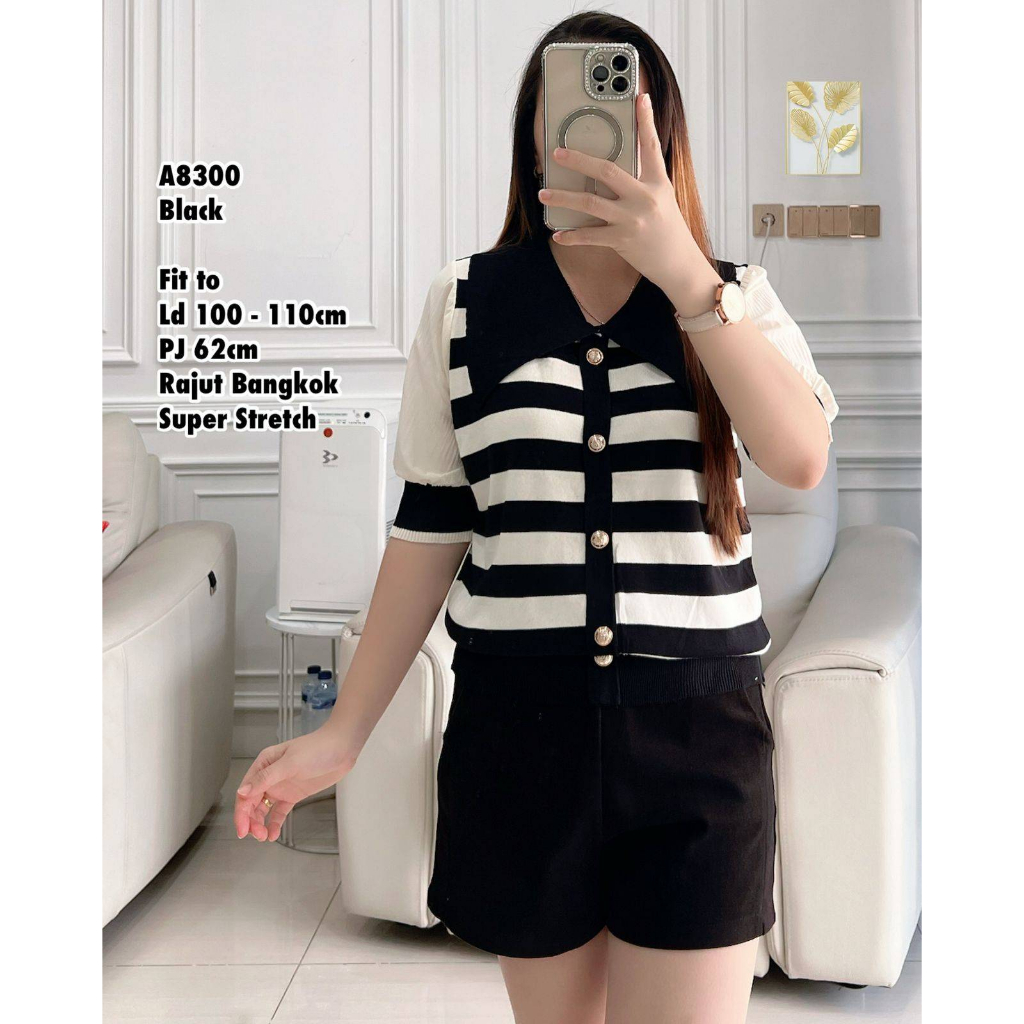 KLOWI-BLUS JUMBO RAJUT-BLUS RAJUT IMPORT-BLUS RAJUT BANGKOT-BLUS BIGSIZE-ATASAN JUMBO WANITA