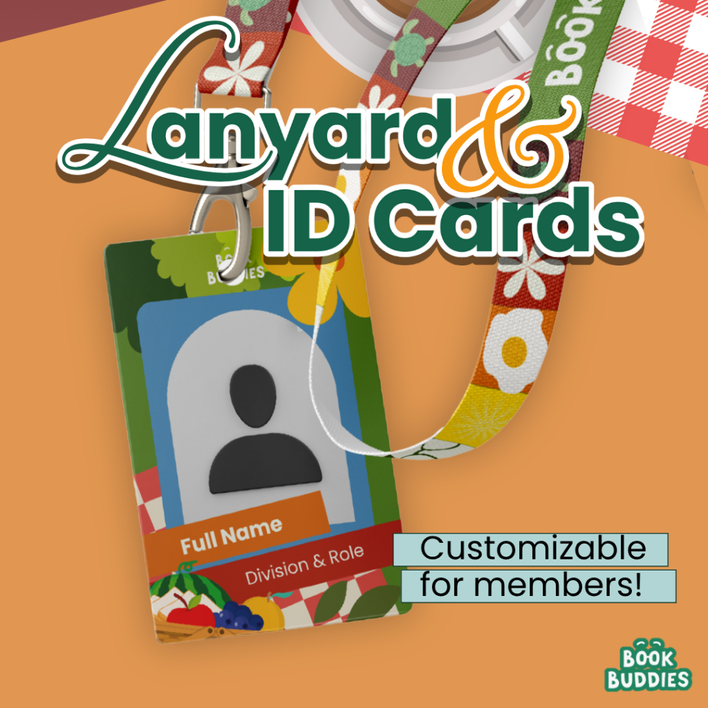 

Book Buddies Lanyard & ID Card - Kartu Anggota Custom Eksklusif