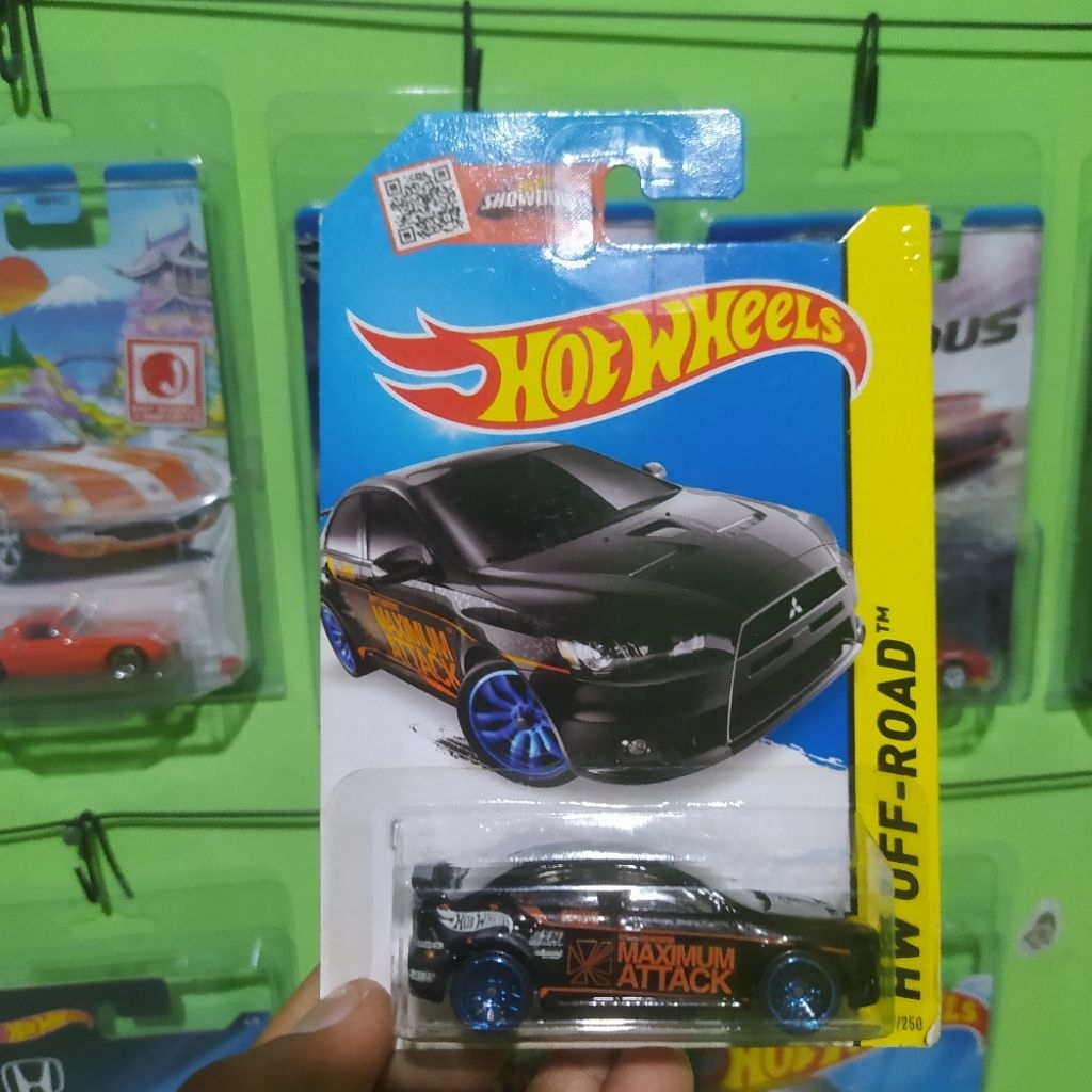 hot wheels Lancer Evo hitam