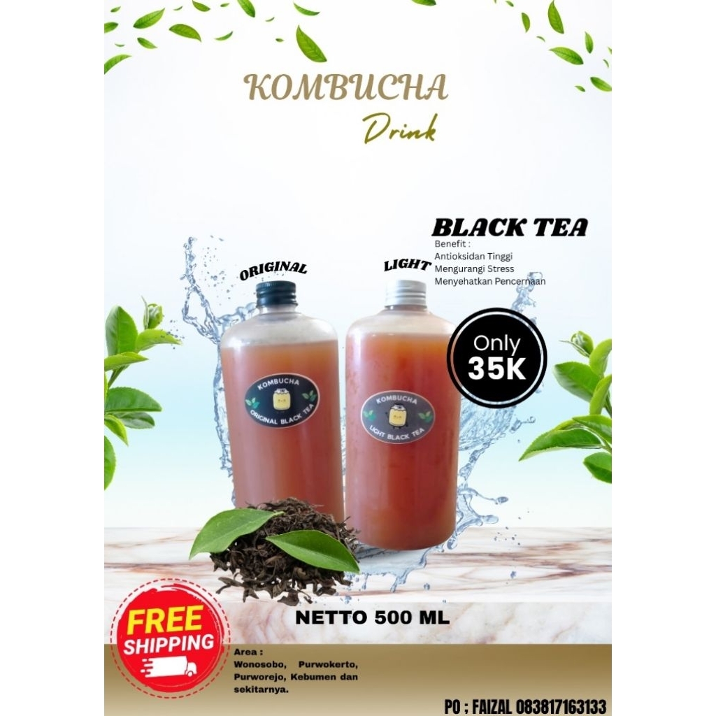 

Teh Kombucha Black Tea